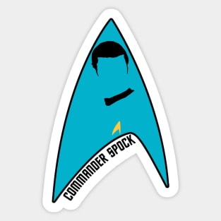 Commander Spock Sticker